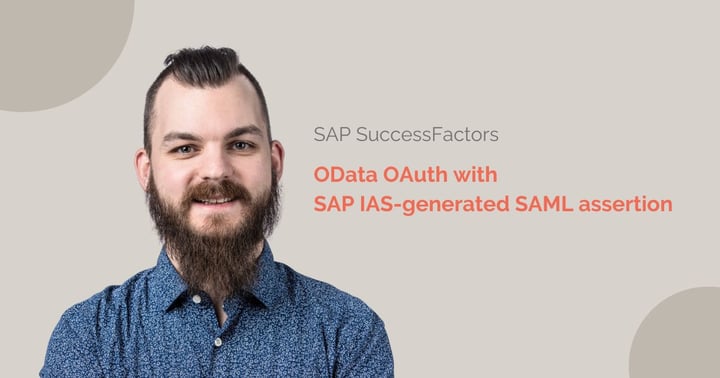 SAP SuccessFactors OData OAuth with SAP IAS-generated SAML assertion